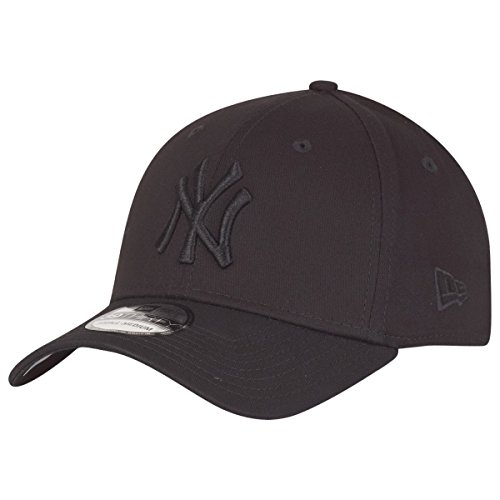 New Era M/LB Basic NY Yankees 39Thirty Stretch Back Czapka Baseballowa, Męska, Czarna