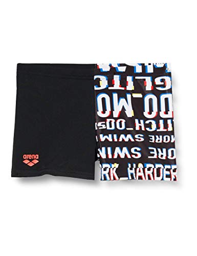 Arena Chłopięce arena chłopięce szorty kąpielowe neonowe brokatowe szorty Black-black Multi 24