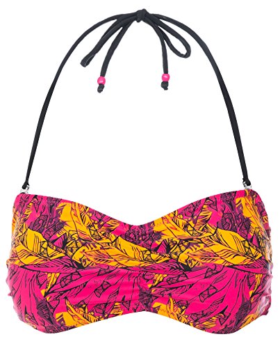 Trespass Linear, Bikini Top z wyjmowanymi wkładkami poduszki zapewniają & odpinane szelki dla pań, różowy, xxl FACLSMM10003_PLNXXL