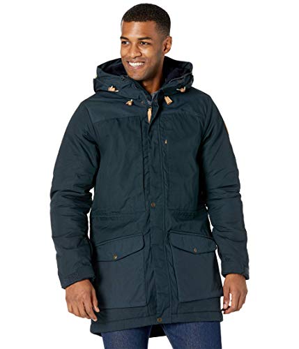 Fjallraven Męska kurtka Singi Wool Padded Parka M Sport Jacket, ciemnogranatowy, S