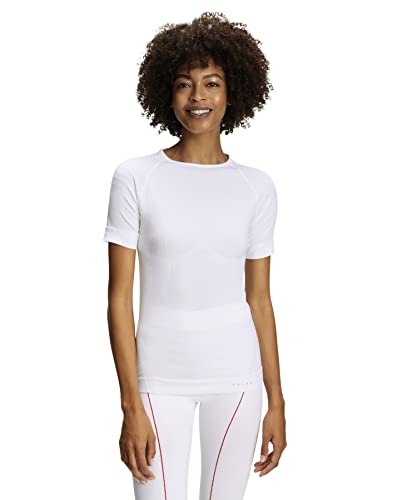 Falke Warm Tight Fit W S/S SH koszulka damska z krótkim rękawem, biała (2860), mała 39113