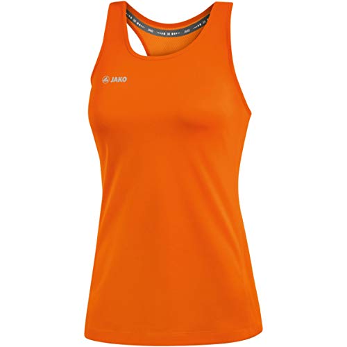 JAKO JAKO Run 2.0 Tanktop, damski neonowy pomarańczowy, 36 6075