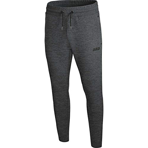 JAKO damskie spodnie do biegania Premium Basics szary antracytowy nakrapiany 40