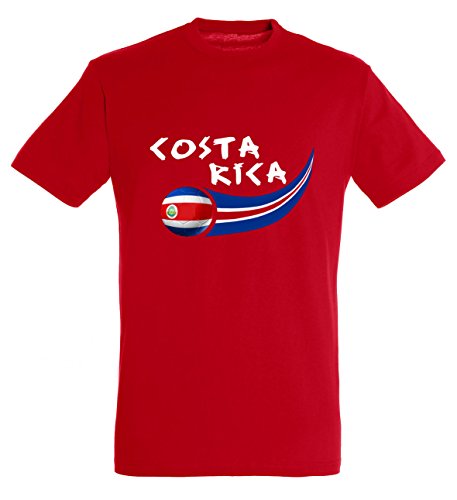 Supportershop Supportershop koszulka męska Costa RICA czerwony czerwony XX-L 5060542522649