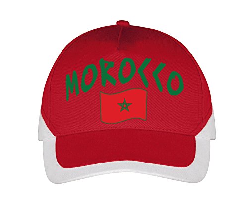 Supportershop męska czapka Maroko, czerwona, średnia
