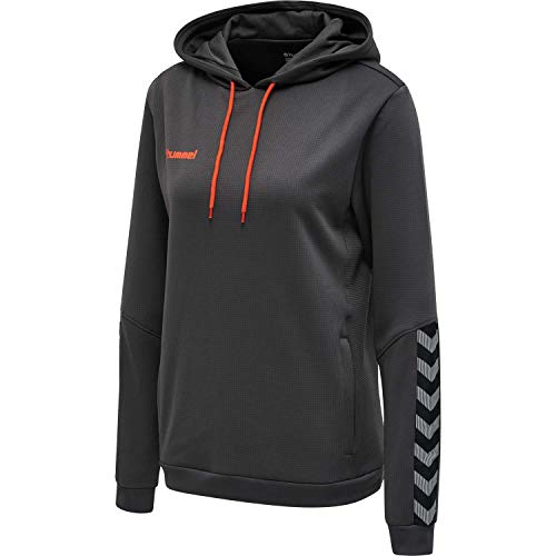 hummel Hummel damska bluza z kapturem z poliestru, asfalt, L 204932-1525-L