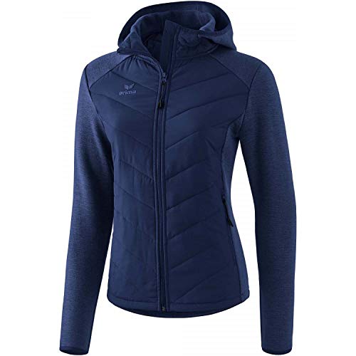 Erima damska kurtka pikowana, karmin/indygo, 36 niebieski granatowy (New Navy) 40 2061908