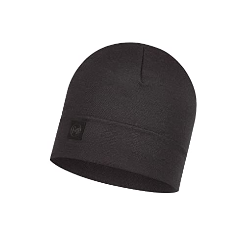 Buff Czapka dla dorosłych Merino Thermal Hat czarny czarny (Solid Black) Rozmiar uniwersalny 111170.999.10.00