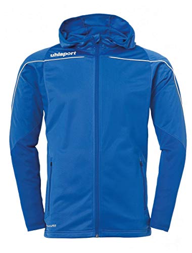 Uhlsport STREAM 22 TRACK HOOD kurtka dziecięca, lazurowa niebieska/biała, 140