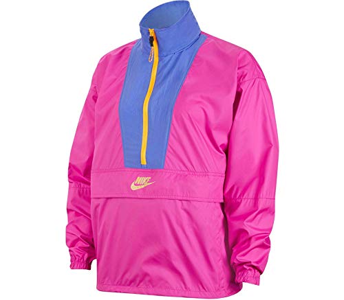 Nike Męska kurtka sportowa NSW ICN CLSH JKT, różowy ogień/szafir/laser pomarańczowy, M