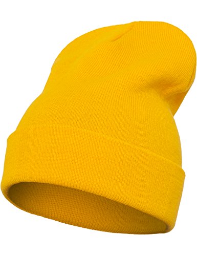 Flexfit Czapka Heavyweight Long Beanie, złoto, jeden rozmiar 1501KC