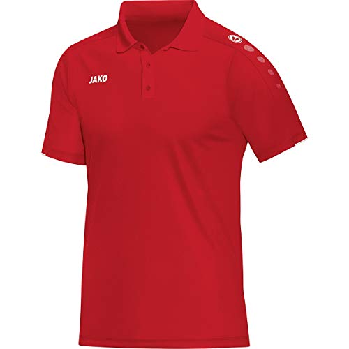 JAKO Classico męski polo, czerwony, 4XL