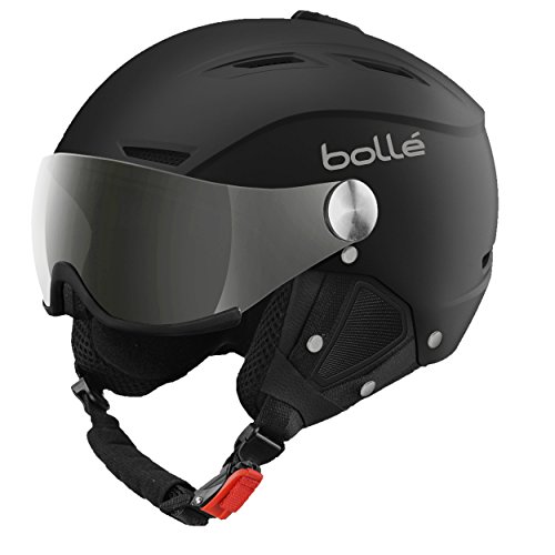 bollé - BACKLINE VISOR Black Silver Matte - Silver Gun L 59-61 cm, kask narciarski, mały, uniseks dla dorosłych
