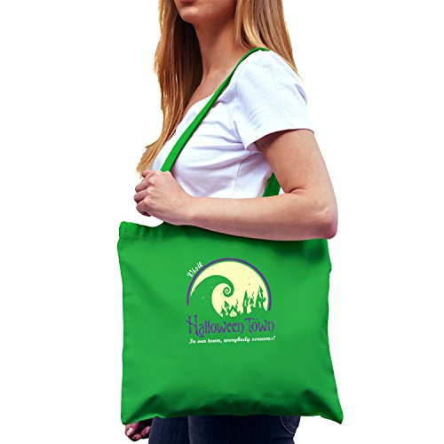 NERDO Unisex Adult VEND-21359 worek materiałowy, zielony, 38 cm x 42 cm