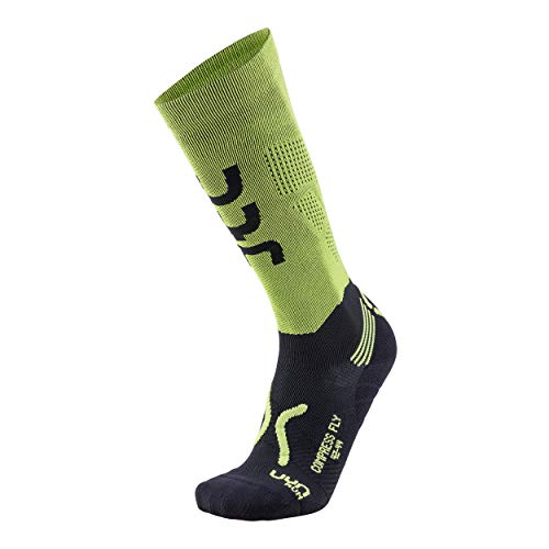 UYN Run Compression Fly skarpety męskie zielony Acid Green/Black 35-38