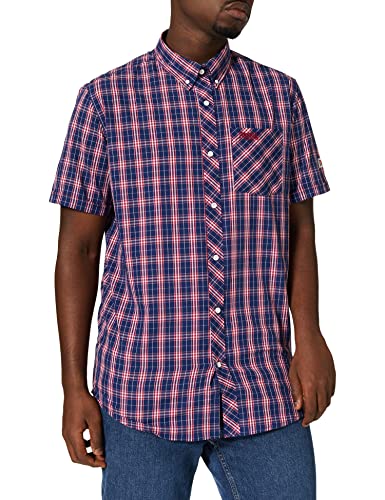 Lonsdale London męska koszulka Slim Fit z krótkim rękawem Brixworth, wielokolorowa, l