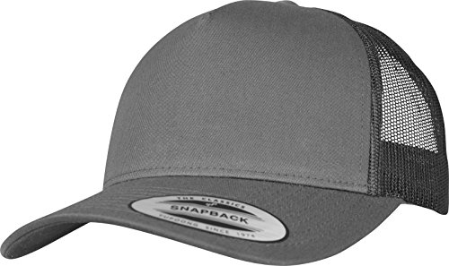 Flexfit Unisex Trucker Cap 5-panelowa Retro Trucker Cap czapka bejsbolowa szary antracyt Rozmiar uniwersalny