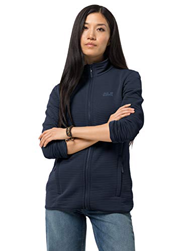 Jack Wolfskin Damska kurtka polarowa Modesto Jacket W niebieski niebieski (midnight blue) XS