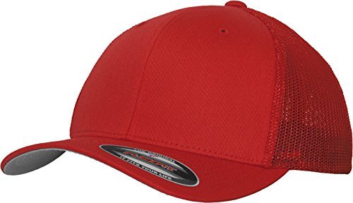 Flexfit czapka trucker unisex czapka baseballowa dopasowana dla dorosłych Czerwony S-M