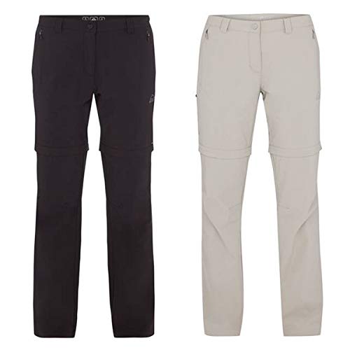 McKINLEY McKINLEY Malik Kg damskie spodnie z odpinanymi nogawkami, czarne, M 286189