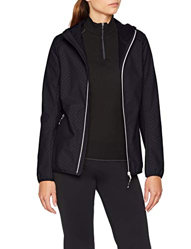 CMP Damska kurtka softshell niebieski niebieski (Black/Blue) 36