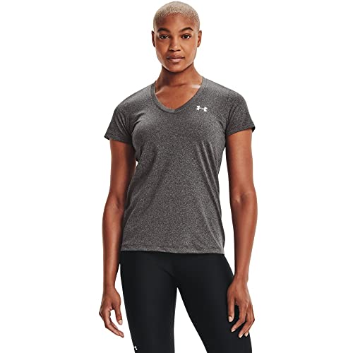 Under Armour UA Tank Tech Short Sleeve Solid T-shirt sportowy damski, szary, L 1255839