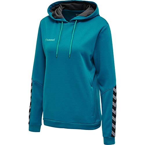 Hummel Hummel HmlAuthentic Poly Hoodie damska bluza z kapturem niebieski Celestial S 204932-8745-S