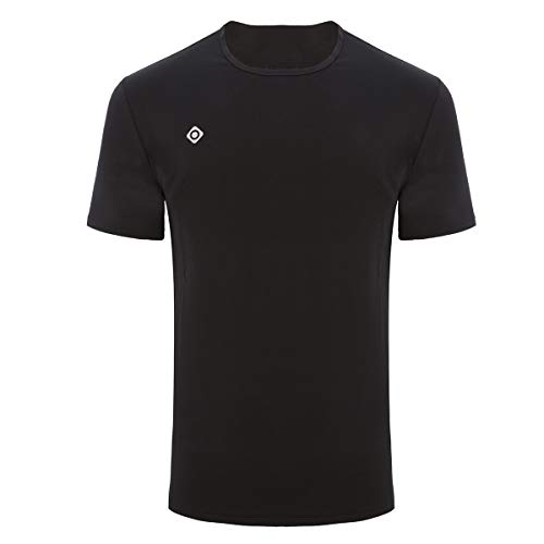 IZAS Izas Męski T-shirt z krótkim rękawem, czarny, XL 8434076639376