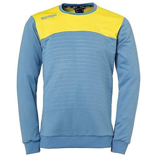 Kempa EMOTION 2.0 TRAINING TOP odzież wierzchnia, niebieski/limonkowy żółty, M