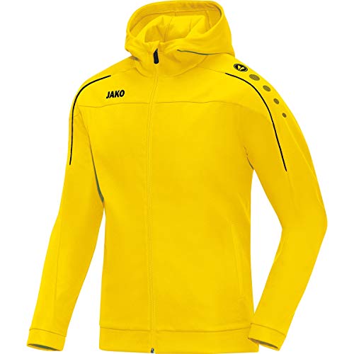 JAKO Męska kurtka Basic z kapturem Classico, granatowa/citro, 4XL, 6850