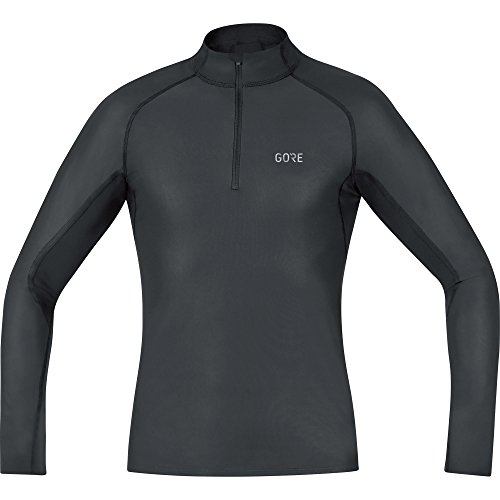 Gore Wear koszulka męska M WINDSTOPPER Base Layer Thermo wysoki kołnierz Shirt, czarny, m -9900-Medium100325990004-9900