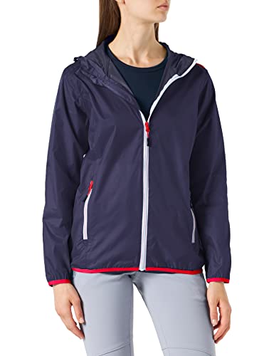 CMP kurtka damska kurtka przeciwdeszczowa 3 X 53256, niebieski, D40 3X53256