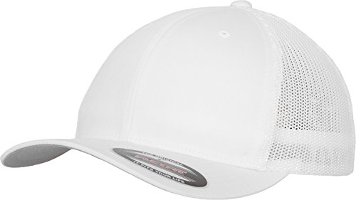 Flexfit czapka trucker unisex czapka baseballowa dopasowana dla dorosłych biały S-M