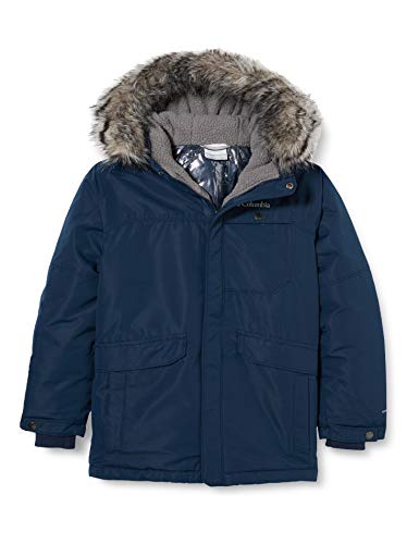Columbia Nordic Strider kurtka dla chłopców niebieski granatowy (Collegiate Navy) XXS