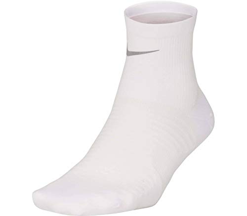 Nike Unisex's U NK SPARK LTWT skarpety na kostkę, białe/(odblaskowe), 14-16 SK0049