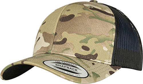 Flexfit Retro Trucker Multicam czapka, Multicam, jeden rozmiar