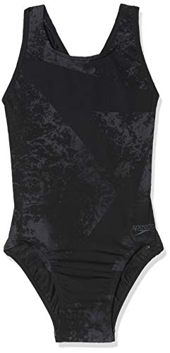 Speedo damski strój kąpielowy typu Boomstar Placement Flyback, czarny/tlenowo-szary, 28 (6) 812320