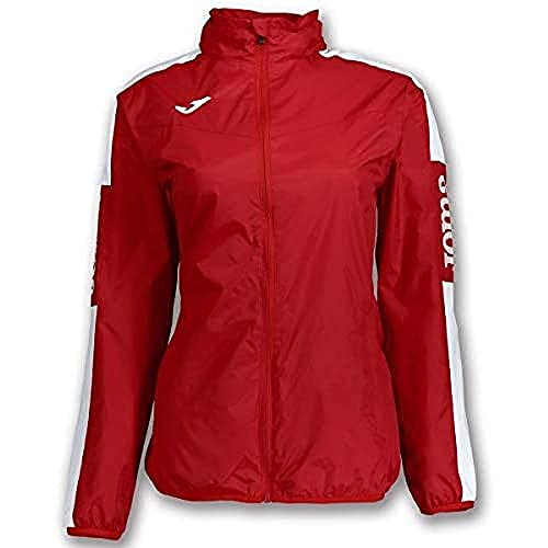 Joma Champion IV kurtka przeciwdeszczowa, zagłówek, damski rozmiar uniwersalny, czerwony/biały