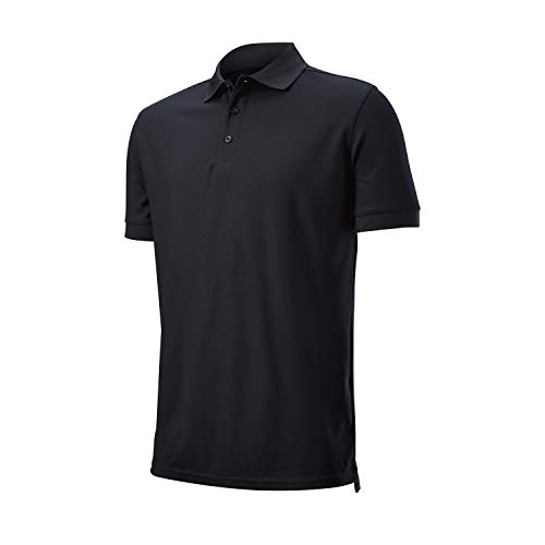 Wilson męska koszulka polo, AUTHENTIC POLO, poliester Czarny M