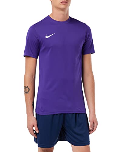 Nike Męski T-shirt M NK Dry Park VII JSY SS, Court Purple/White, S, BV6708