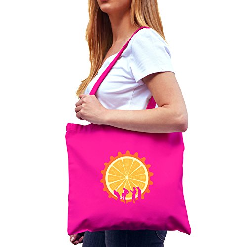 NERDO Unisex Adult VenD-30476 worek materiałowy, różowy, 38 cm x 42 cm