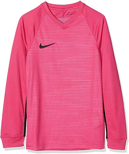 Nike trykot dzieci Tiempo Premier LS, różowy, s 894113-662