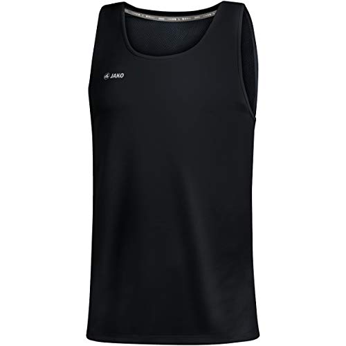JAKO JAKO Tank Top Run 2.0 dla dzieci, uniseks czarny czarny 152 6075