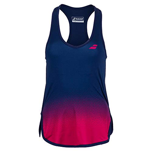 Babolat Damski Compete Tank Top Women Tanktop, niebieski (niebieski (Vivacious Red), XO