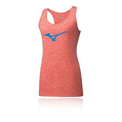 Mizuno Mizuno koszulka damska Aero Tank top - pomarańczowa, niebieska koszulka pomarańczowa pomarańczowy M J2GA9264-56