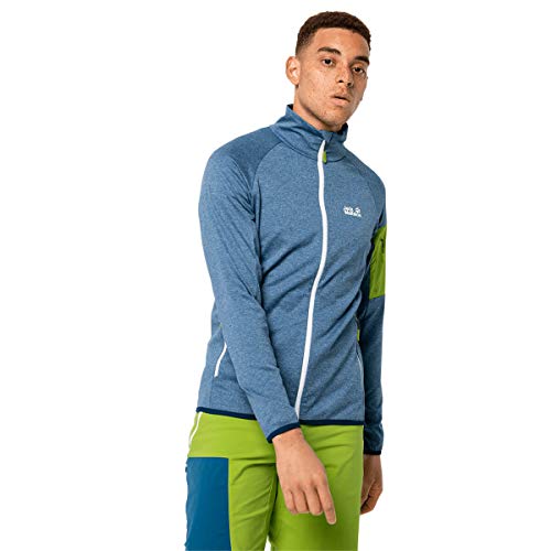 Jack Wolfskin, Męska kurtka Milford M, kurtka polarowa, rozmiar M, niebieska