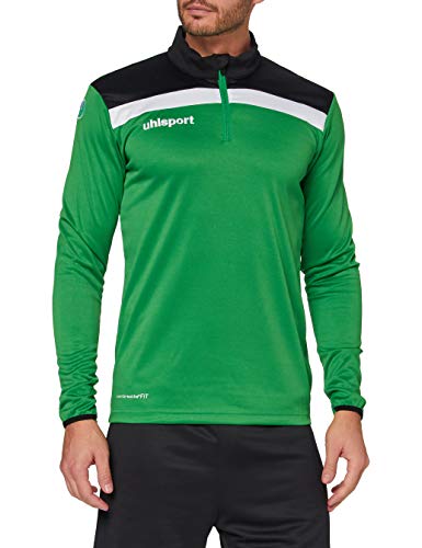 uhlsport męski Offense 23 1/4 Zip Top strój piłkarski, odzież treningowa, lazurowa niebieska/morski/biały, 152