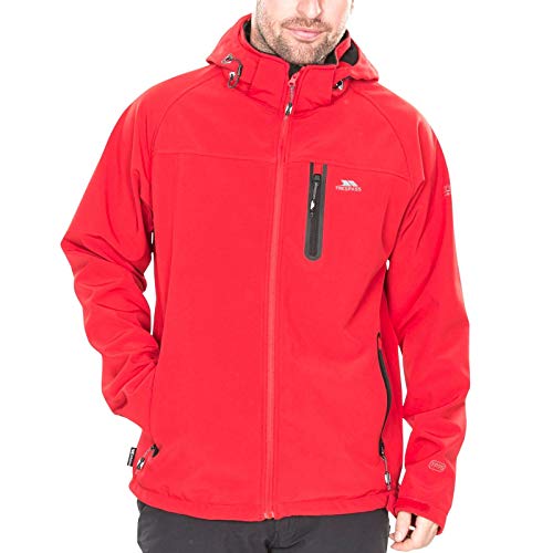 Trespass Mens Accelerator II Softshell, czerwony, m MAJKSSM20007_REDM