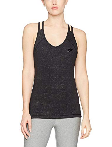 Lotto Indy III PRT PL W Tank Top, damski XL Black (czarny)