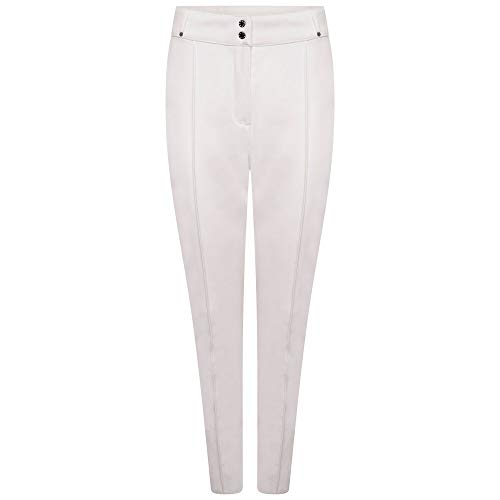 Dare 2b Damskie spodnie Sleek Pantalon Fuselé Imperméable Et Respirant bottoms, białe, FR : M (talia Fabricant : 12)